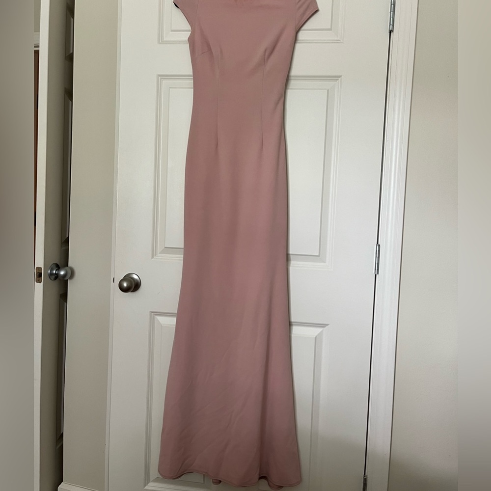Evening gown/ Prom dress/ Wedding guest dress - Pink